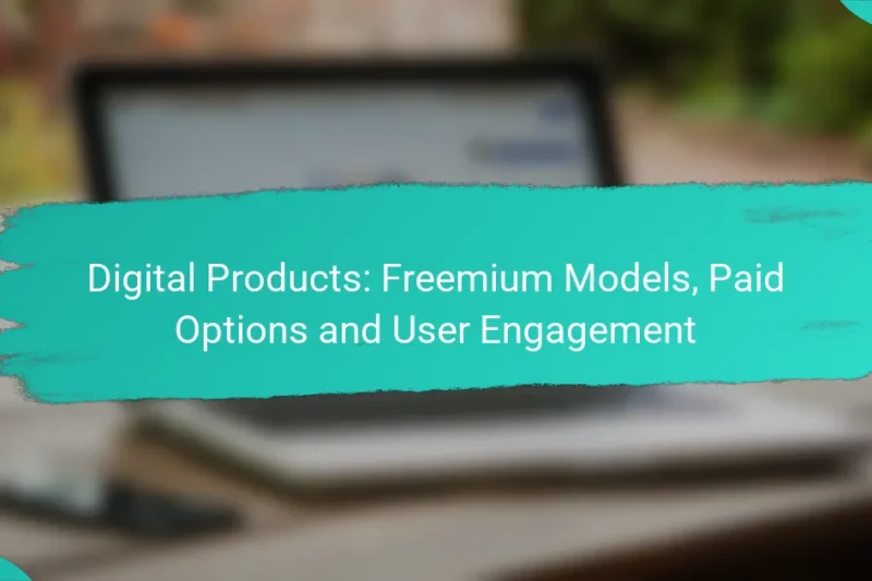 Digital Products: Freemium Models, Paid Options and User Engagement