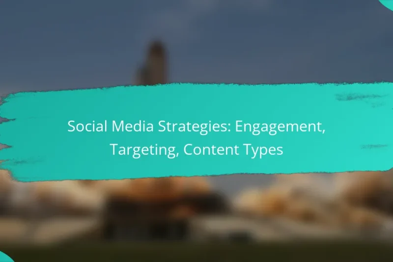 Social Media Strategies: Engagement, Targeting, Content Types